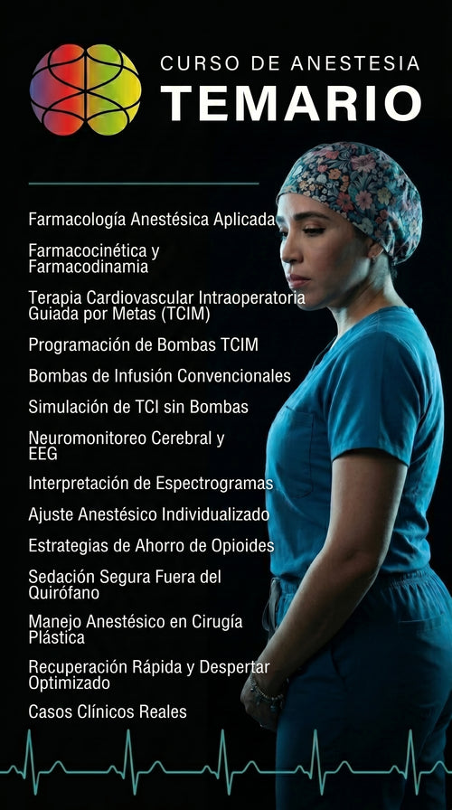 TALLER PRESENCIAL INTENSIVO Perfusiones, TCI y Sedación Segura en Cirugía Plástica. Anticipo $1,200 MXN